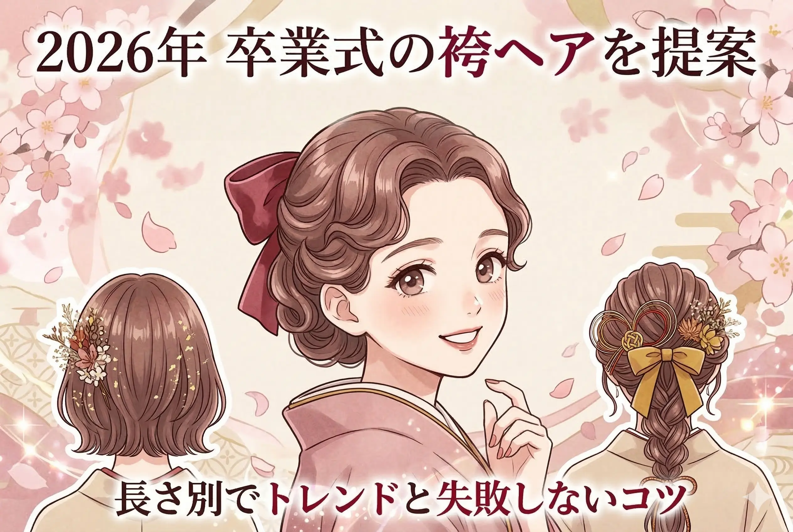 卒業式の袴に似合うヘアアレンジ完全ガイド♡写真映え＆崩れにくい最強スタイル