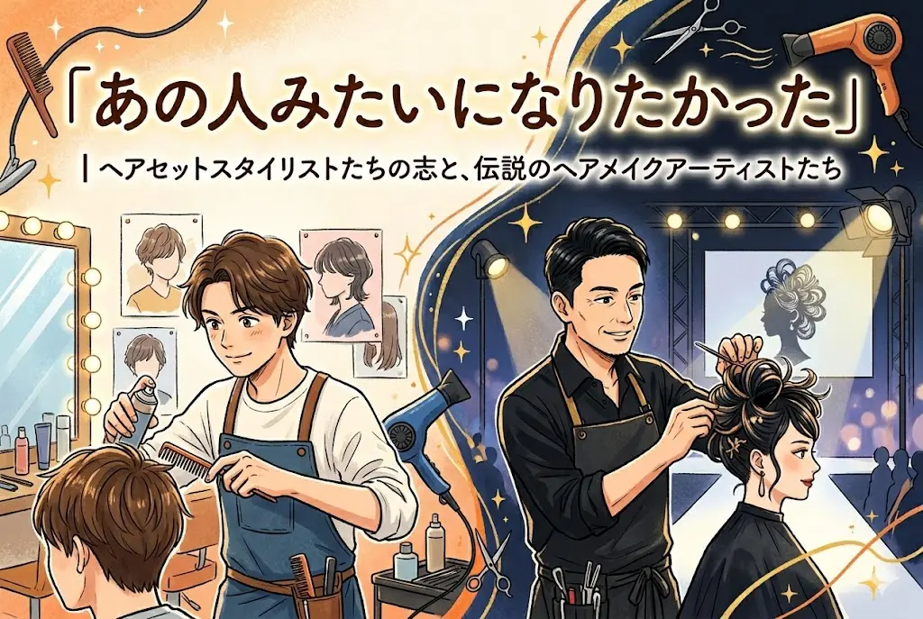 あの人みたいになりたかった」｜ヘアセットスタイリストたちの志と、伝説のヘアメイクアーティストたち