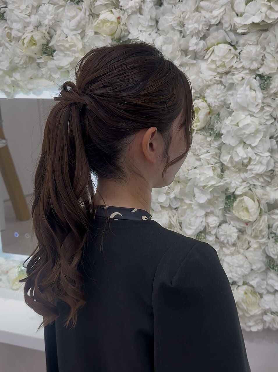 毛束巻きローポニー