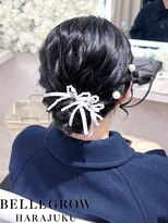 もこもこ下目シニヨン