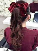 シンプルポニーテール