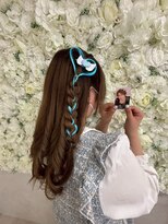 ハート三つ編みアレンジ