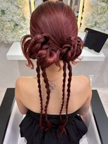 韓国風デザインヘア