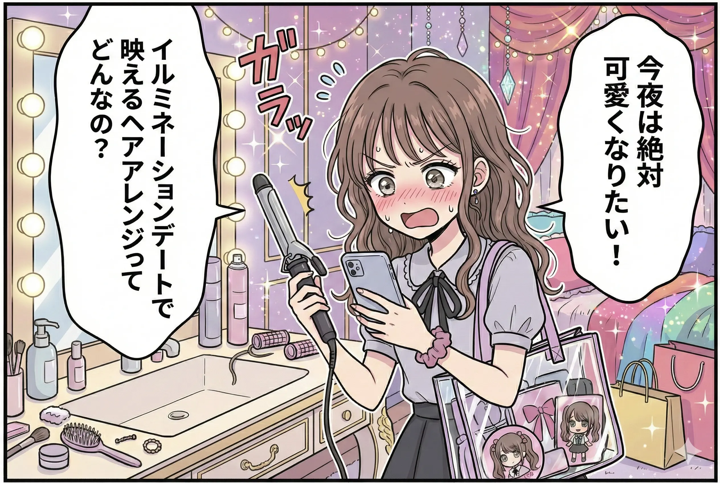 クリスマスイルミネーションに負けない!映えるデートを叶える愛されヘアアレンジ5選