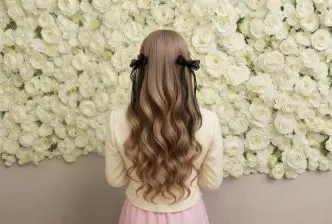 結婚式や推し活にもぴったり！上品ツインリボンヘアで大人可愛く変身♪