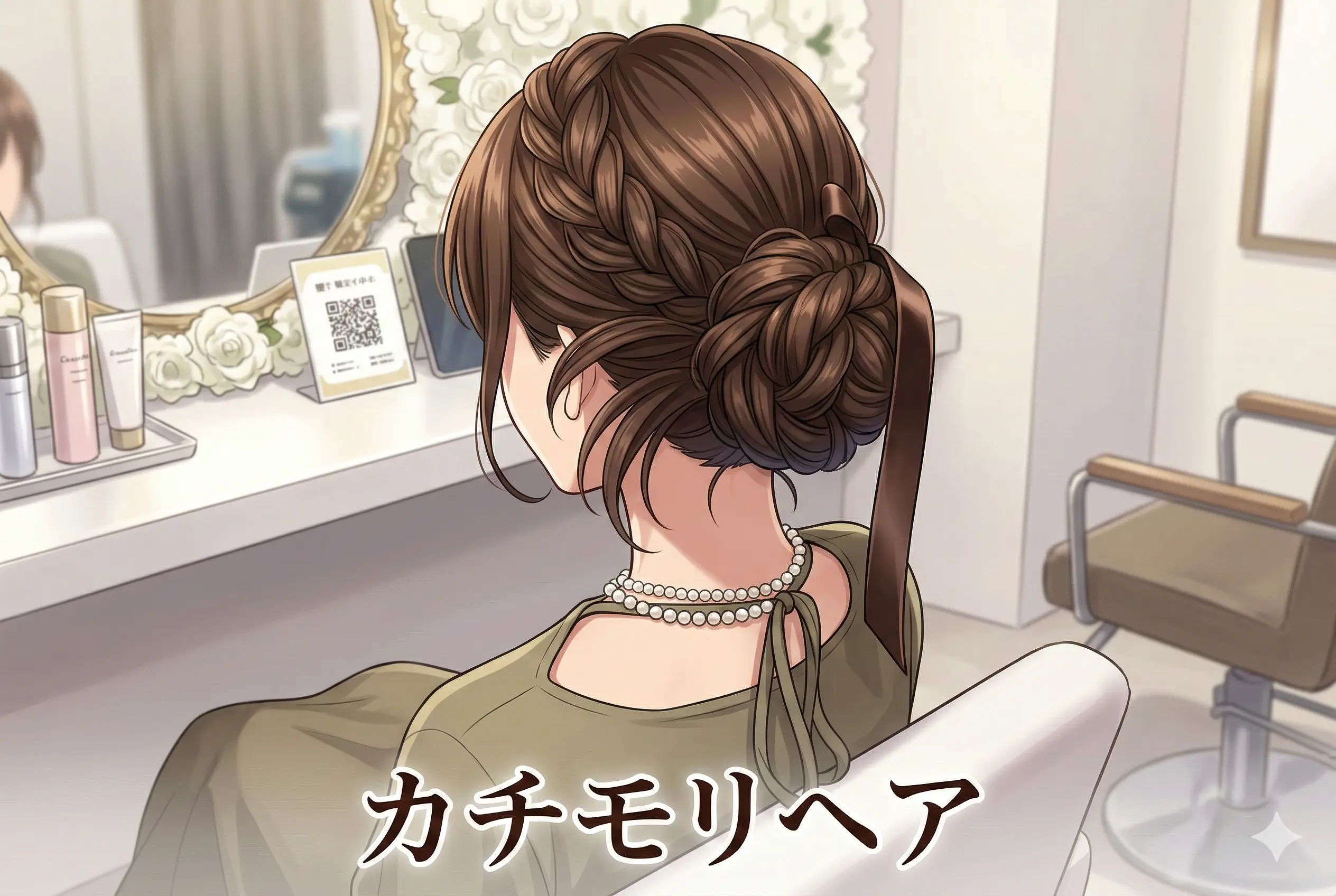 大人可愛いカチモリヘアで格上げ♡原宿で叶える上品ヘアセット