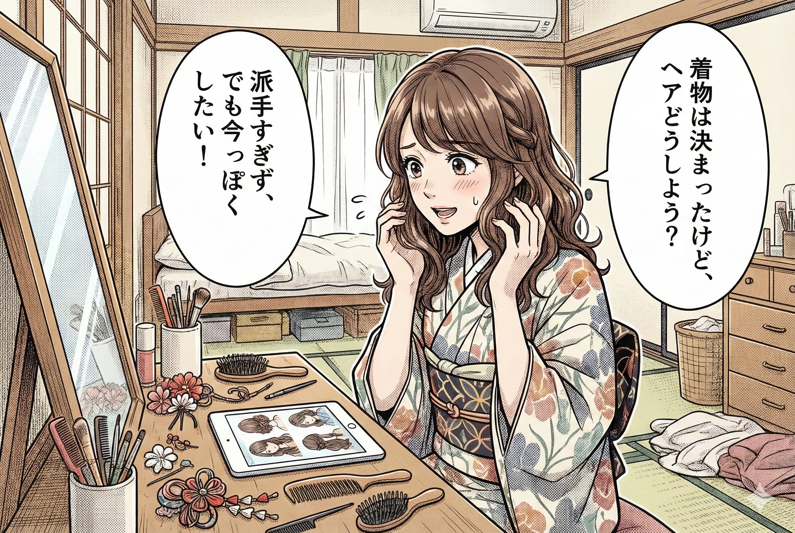 【2026年最新】初詣や年始の挨拶に。着物を引き立てる大人可愛いヘアセット5選