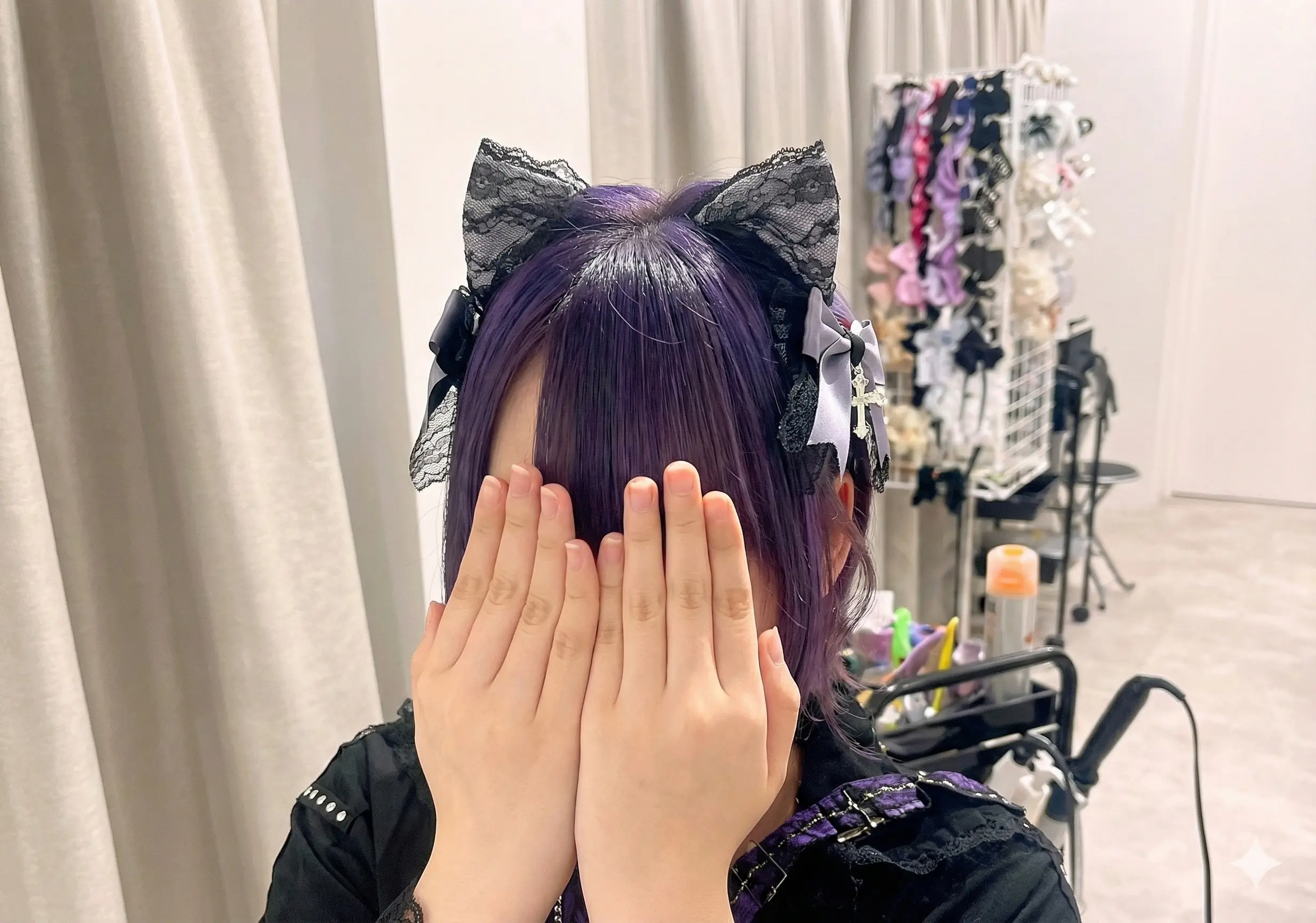 猫耳ヘアで原宿の世界観をさらに可愛く