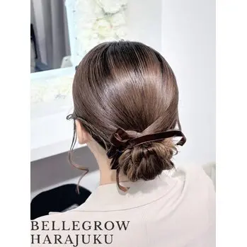 タイトシニヨンで叶える上品ヘア♪大人かわいい原宿ヘアセット