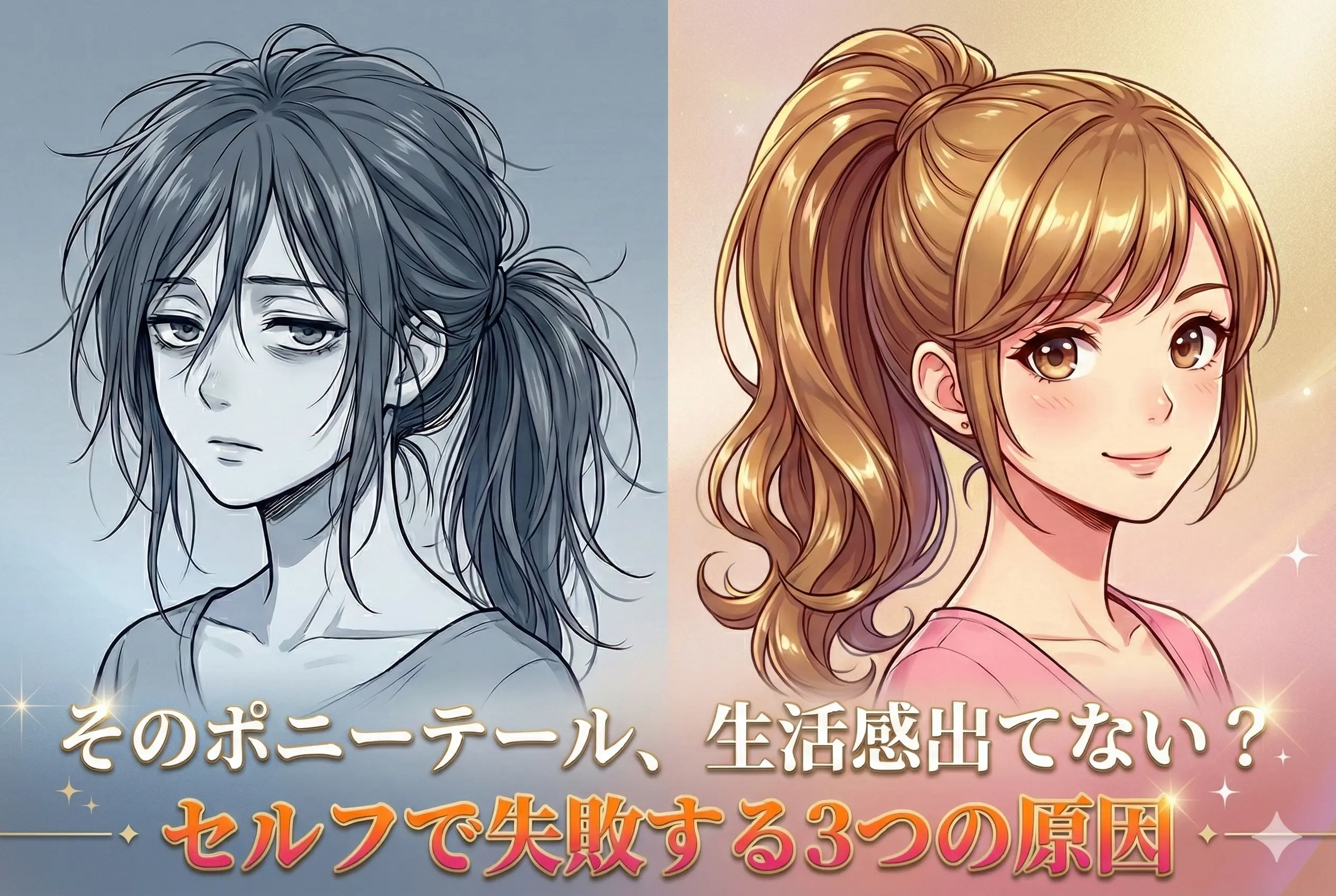 ゆるふわポニーテールが自分で上手くいかない理由は？失敗の原因とプロが教える垢抜けのコツ