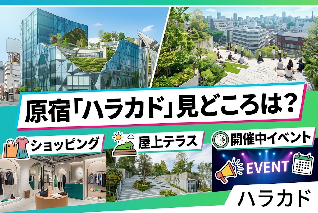 原宿「ハラカド」の見どころは？ショッピング・屋上テラス・開催中イベントを紹介