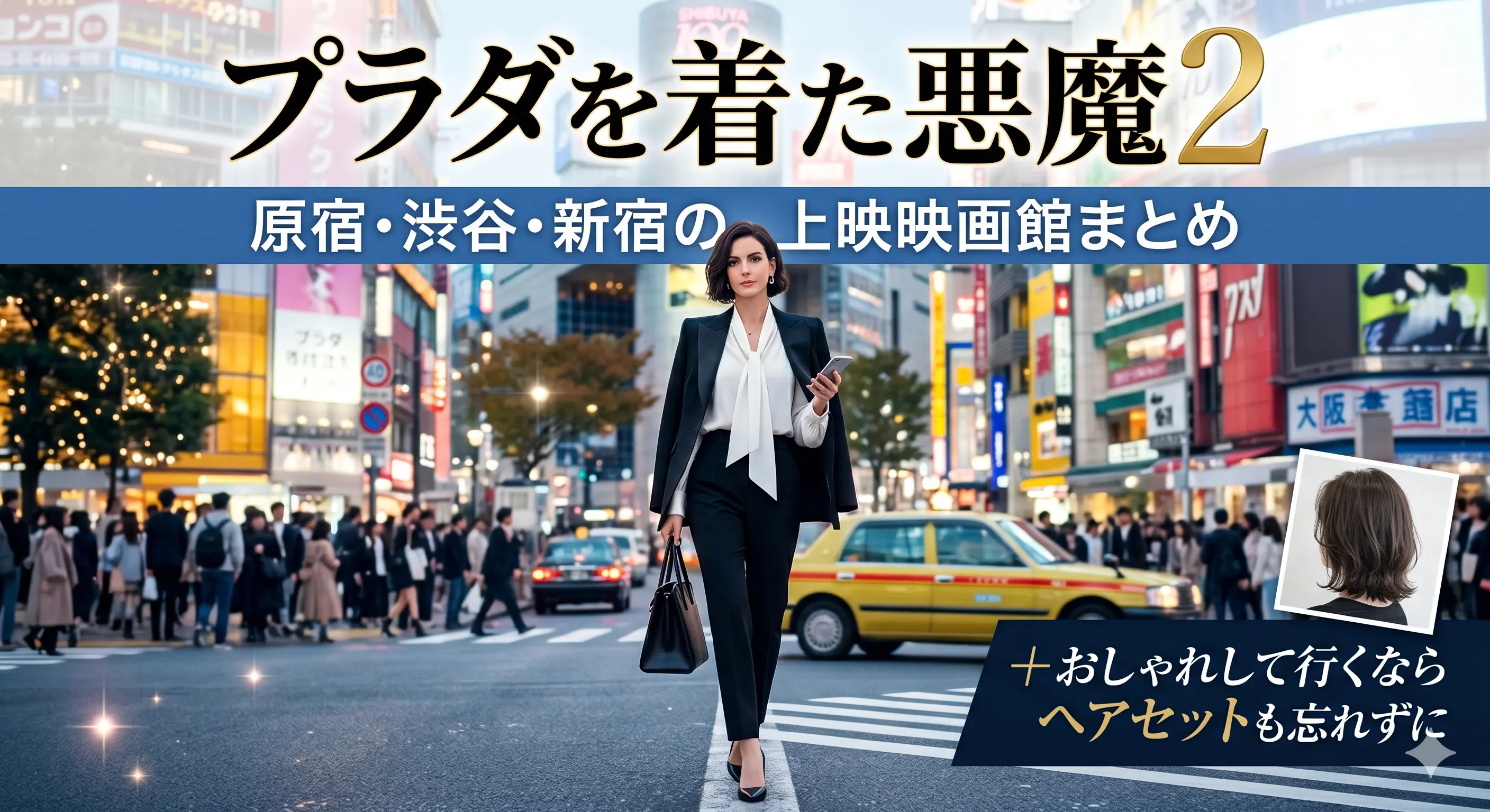 プラダを着た悪魔2｜原宿・渋谷・新宿の上映映画館まとめ＋おしゃれして行くならヘアセットも忘れずに