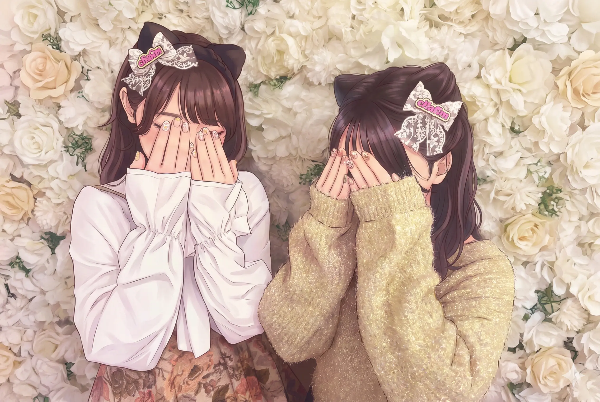 量産型×猫耳ハーフツインが優勝♡現場で盛れる双子ヘア完全解説