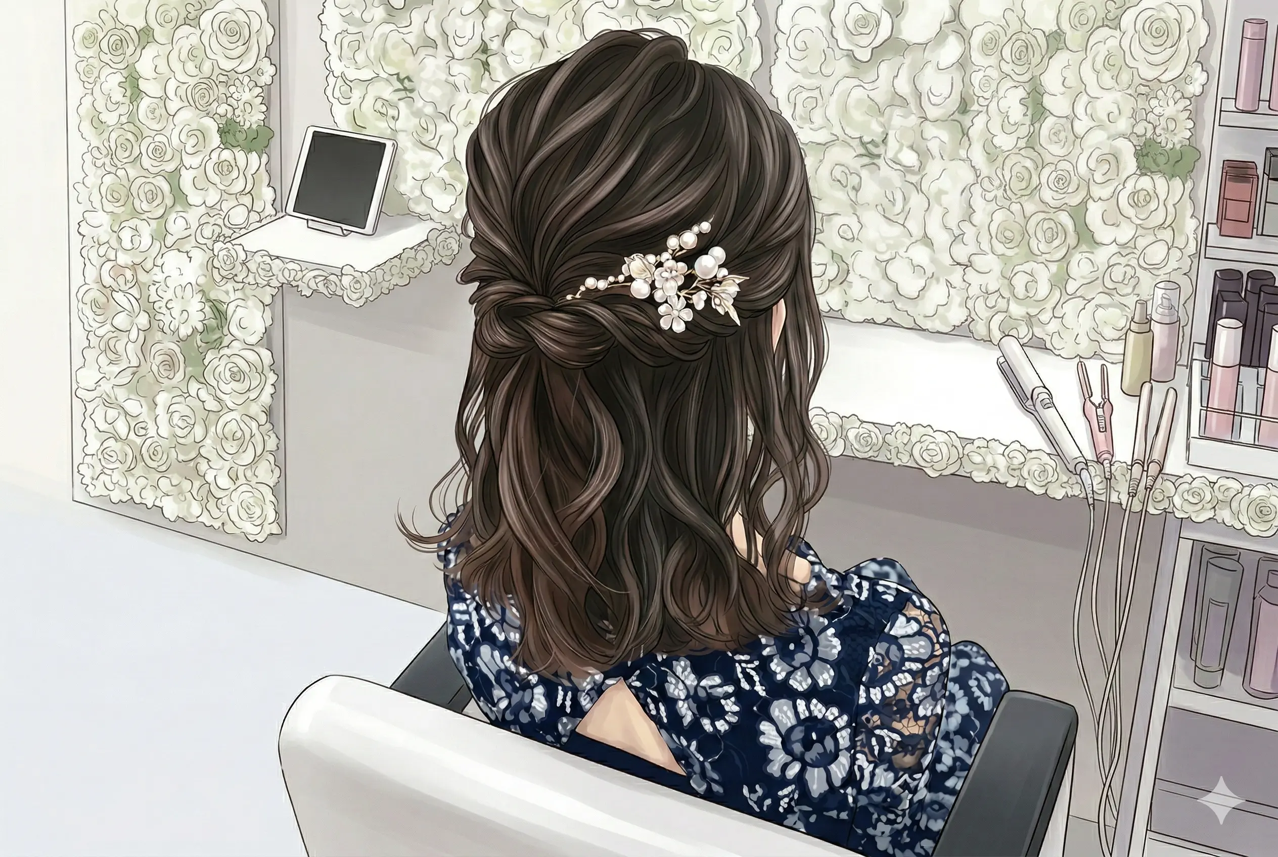 結婚式お呼ばれに最適！原宿で叶える「ゆるふわハーフアップ」の魅力と最新トレンド