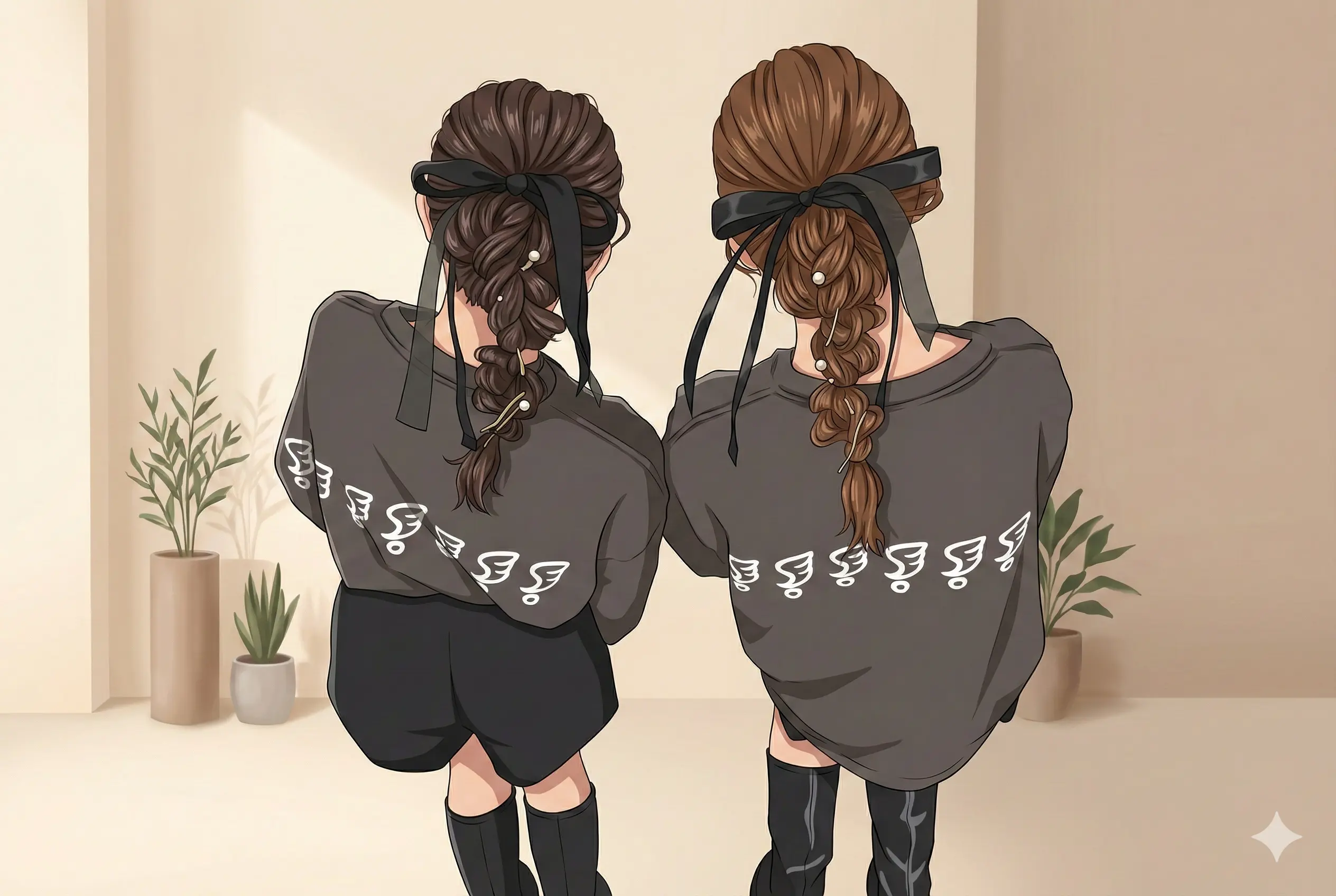 双子ヘア×編みおろしが最強に盛れる♡ライブ参戦前はプロのヘアセットで“優勝ビジュ”に