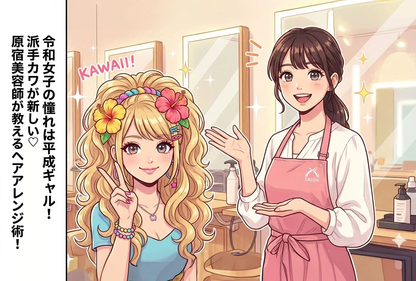 制服にもハマる【平成ギャル風ヘアアレンジ＆ヘアセット】完全版