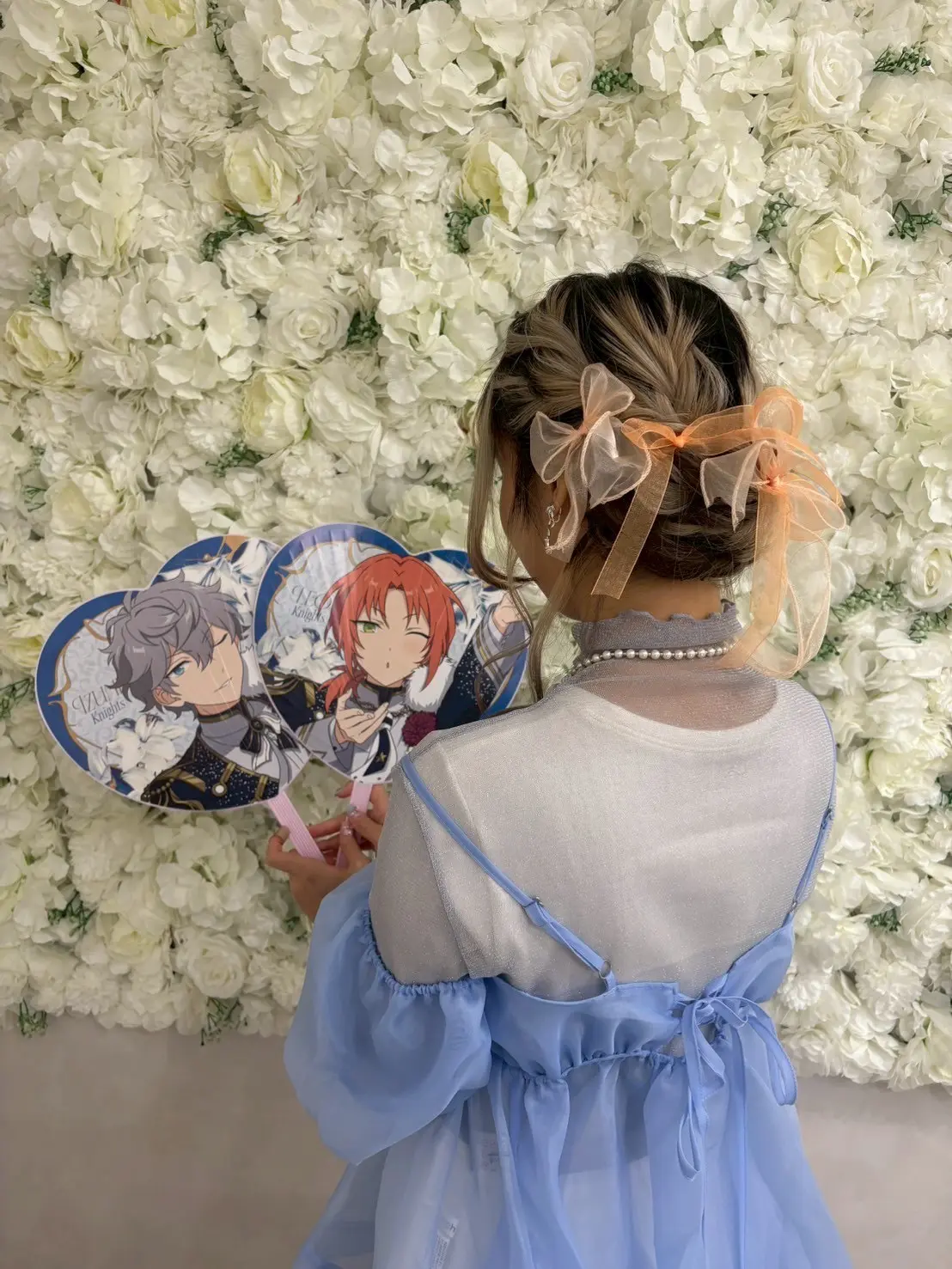 推し活を最高に楽しむ!オーガンジーリボンで彩る「盛れる」編み込みシニヨンヘアセット